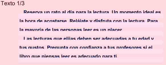 Texto de 6 líneas en el que están tapados, un poco, los trazos inferiores de las palabras. Se lee bastante bien